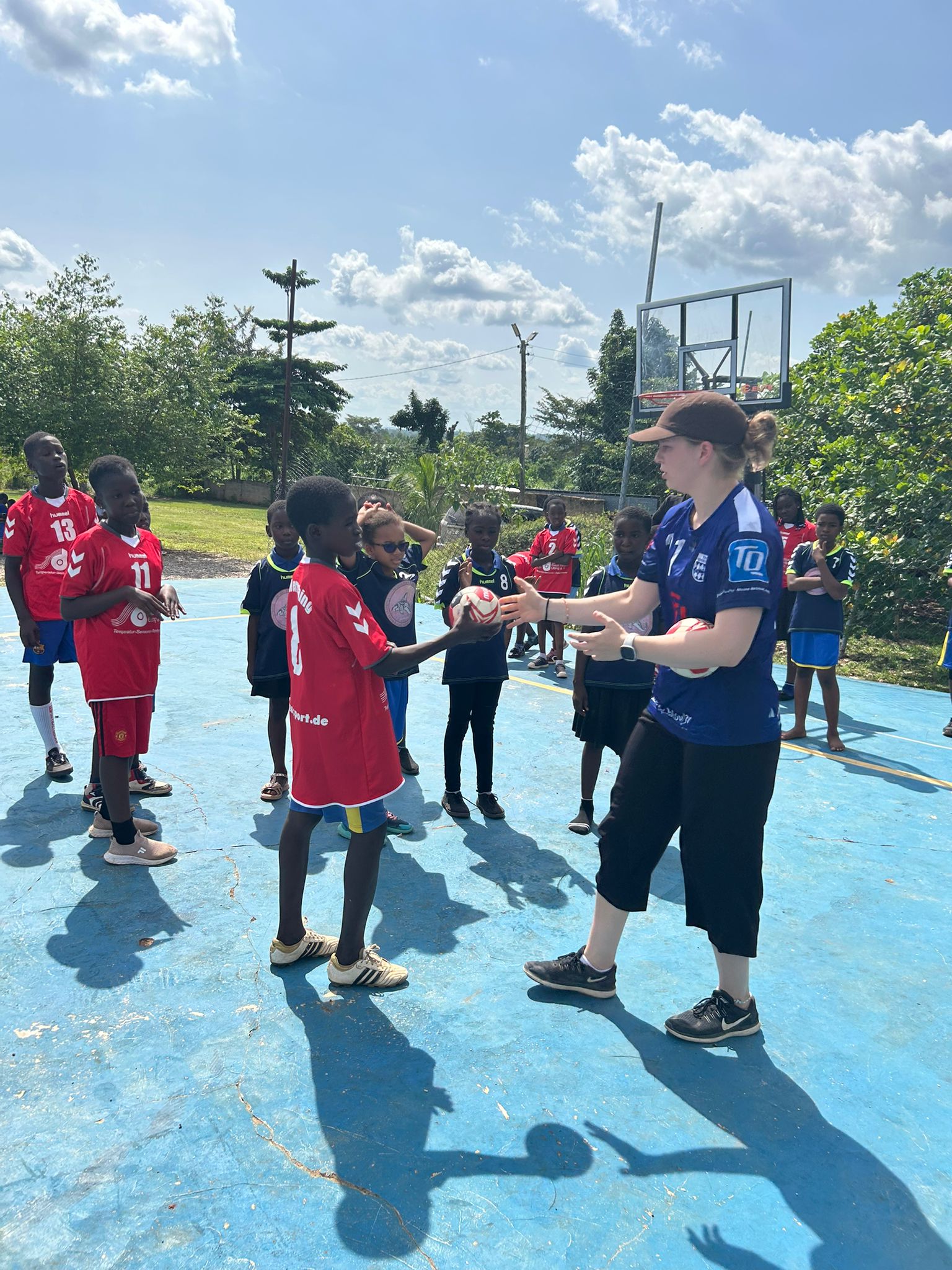 Bezaleel learners at a sports event