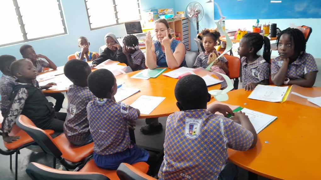 Learners in a Bezaleel classroom